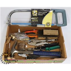 FLAT OF ASSORTED TOOLS