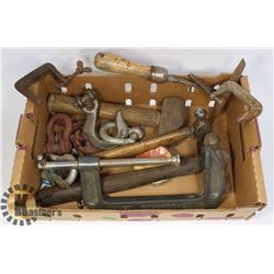 FLAT OF ASSORTED TOOLS