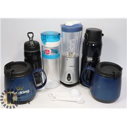 FLAT OF HOUSEHOLD ITEMS INCLUDING HAMILTON