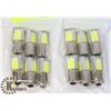 Image 1 : LOT OF 12 NEW RV/AUTO LED BULBS - COOL WHITE