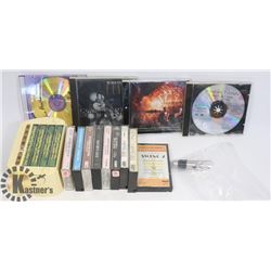 BOX OF CASSETTE TAPES