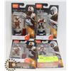 Image 1 : MEGA CONSTRUX FIGURE LOT (4 PC NIB)