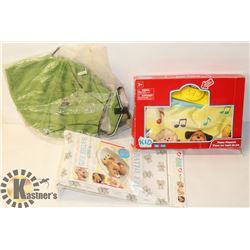 BABY BATH RACK/ PIANO PLAY MAT/ FC SUN RAIN/ HOOD