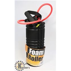 NEW FOAM ROLLER AND ELASTIC EXERCISE BAND