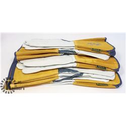 6 PAIRS OF NEW WORK AND OR WELDING GLOVES