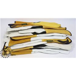 6 PAIRS OF NEW WORK AND OR WELDING GLOVES