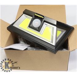 LOT OF 2 NEW SOLAR SECURITY LED LIGHTS TWO HI