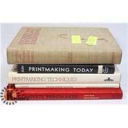 5 QUALITY BOOKS ON HISTORY AND TECHNIQUE OF PRINTS