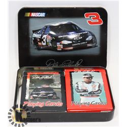 NASCAR DALE EARNHARDT JR.  2 DECK CARD SET IN TIN