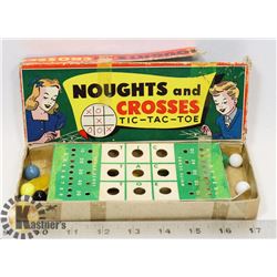 ANTIQUE NOUGHTS AND CROSSES GAME TIC-TAC-TOE