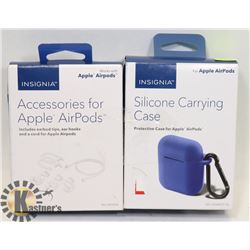 APPLE AIRPODS SILICONE CASE & ACCESSORIES SET