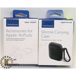 APPLE AIRPODS SILICONE CASE & ACCESSORIES SET