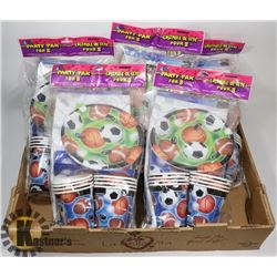 FLAT OF ASSORTED BIRTHDAY SUPPLIES