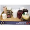 Image 1 : FLAT OF CANDLES AND CANDLE HOLDERS