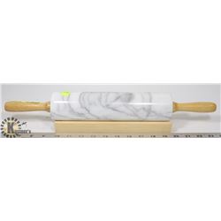 MARBLE ROLLING PIN WITH STAND