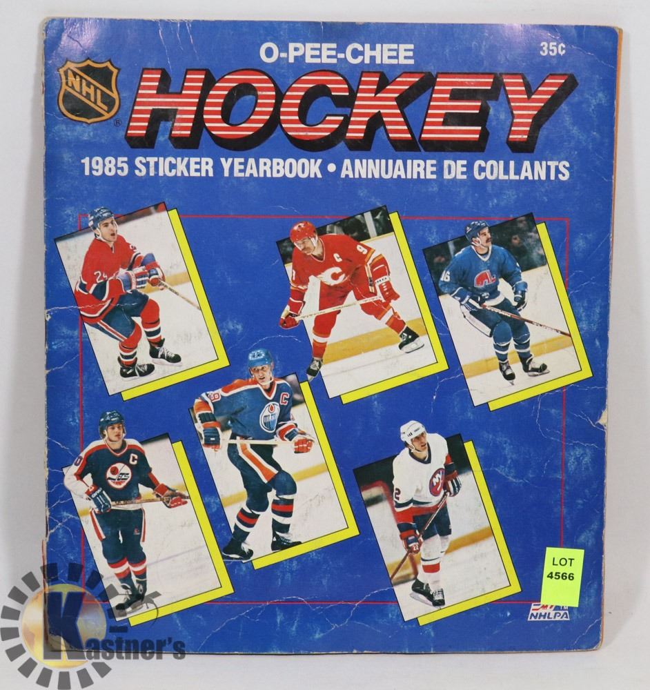 1985 O-PEE-CHEE HOCKEY STICKER ALBUM