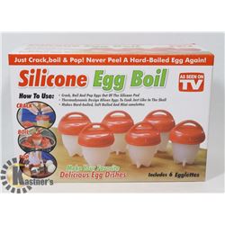 NEW 6PC SILICONE EGG BIOL KIT