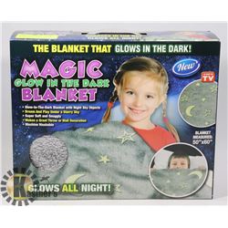 NEW MAGIC GLOW IN THE DARK STARRY SKY BLANKET