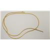 Image 1 : 16)  GOLD TONE 28" FLAT HERRING BONE CHAIN