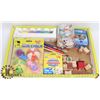 Image 1 : KIDS ACTIVITY SET RUBBER STAMPS , PAINT & BRUSHES,