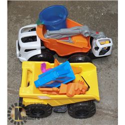 BIG TRUCK BOX WITH EXCAVATOR, FOR KIDS PLUS