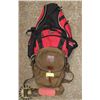 Image 1 : RED BACK PACK MEDIUM SIZE PLUS BACK PACK SMALL