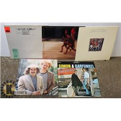 RECORDS :2 SIMON & GARFUNKEL; 2 PAUL SIMON;