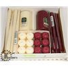 Image 1 : FLAT OF ASSORTED SCENTED CANDLES