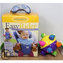 INFANTINO - EASY RIDER FRONT STORAGE, DETACHABLE