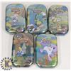 Image 1 : POKÉMON X5 NEW MINI TINS WITH CARDS
