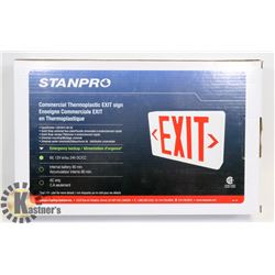 THERMOPLASTIC EXIT SIGN