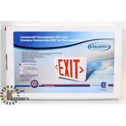 THERMOPLASTIC EXIT SIGN