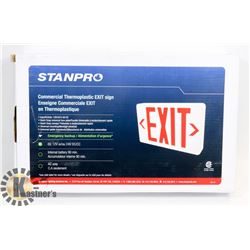 THERMOPLASTIC EXIT SIGN
