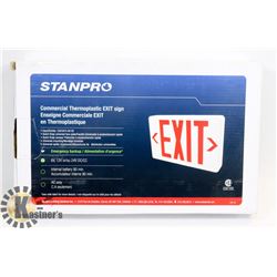 THERMOPLASTIC EXIT SIGN