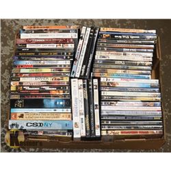 FLAT OF 50 PLUS DVD'S