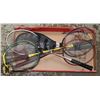 Image 1 : 6 BADMINTON RACQUETS + 1 RACKET BALL RACKET