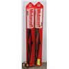 Image 1 : LOT OF 2 MOTORCRAFT AEROFOIL 20" WINDSHIELD WIPERS