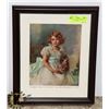 Image 1 : BEAUTIFUL FRAMED PORTRAIT OF THE QUEEN - AGED 7