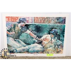 1- DAZZIO,FWS  LIMITED EDITION,SIGNED PRINT