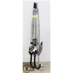 LOT OF 3 BIRDCAGE UMBRELLAS