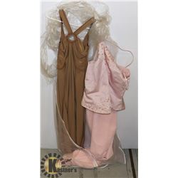 LOT OF 2 WOMEN'S PARTY TIME SPECIAL OCCASIONS GOWN