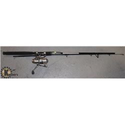 GRAY FISHING ROD WITH REEL