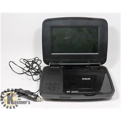 RCA PORTABLE DVD PLAYER WITH 12V CABLE