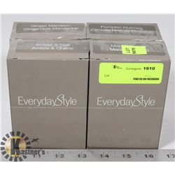 4 BOXES OF ASSORTED SCENT TEA LIGHTS