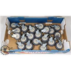 BOX OF 20 SWIVEL CASTORS