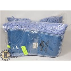 TWO 36" MICROFIBER DUST MOP HEADS
