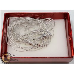 5 X 925 STERLING SILVER CHAINS