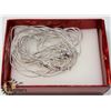 Image 1 : 5 X 925 STERLING SILVER CHAINS