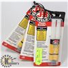 Image 1 : 3 NEW PACKS OF JB WELD PLASTIC BONDER