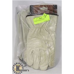 4 PAIR LEATHER GLOVES